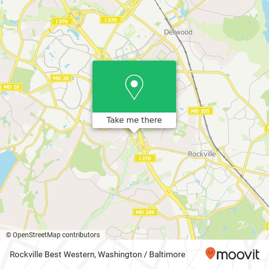 Rockville Best Western, 1251 W Montgomery Ave map