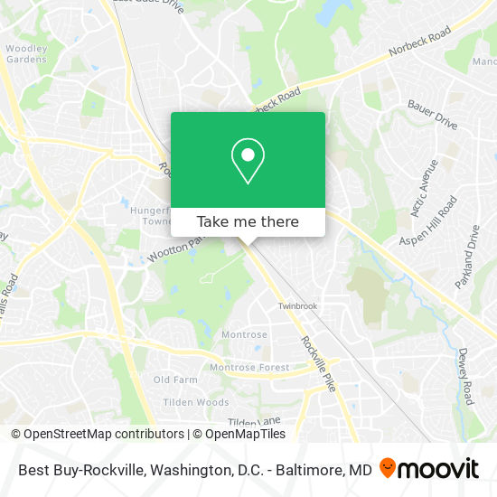 Mapa de Best Buy-Rockville