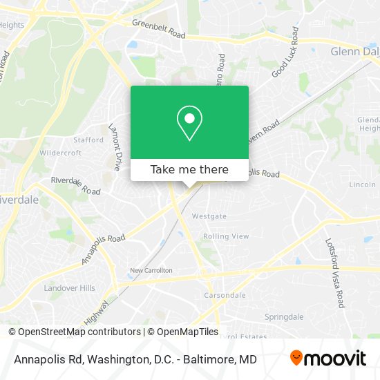 Annapolis Rd map