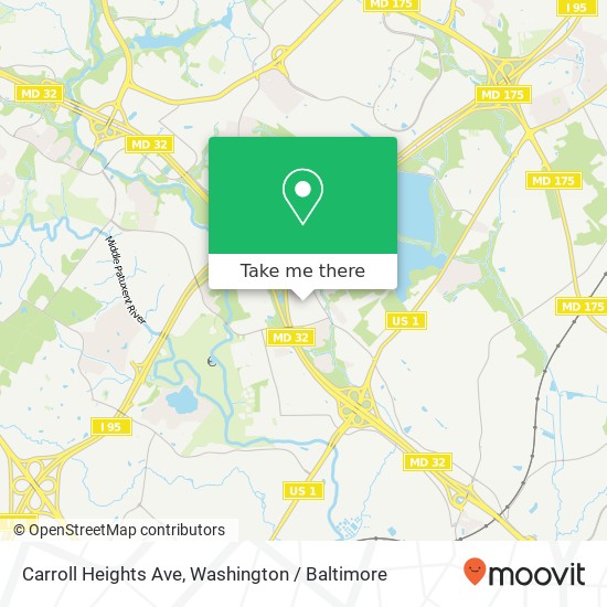Carroll Heights Ave, Jessup, MD 20794 map