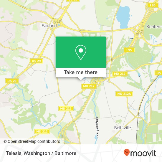 Mapa de Telesis, 3901 Calverton Blvd