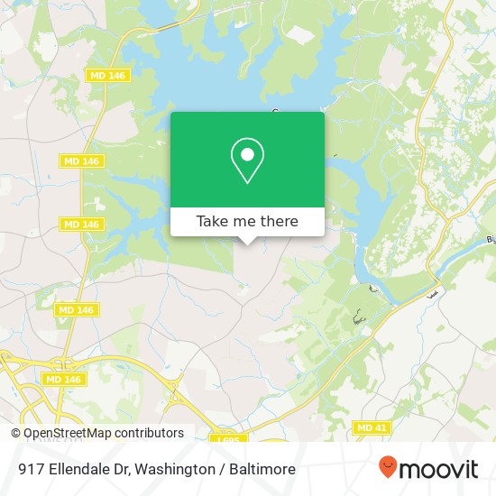 917 Ellendale Dr, Towson, MD 21286 map