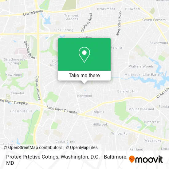 Mapa de Protex Prtctive Cotngs
