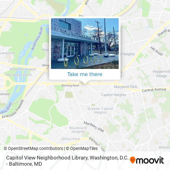 Mapa de Capitol View Neighborhood Library