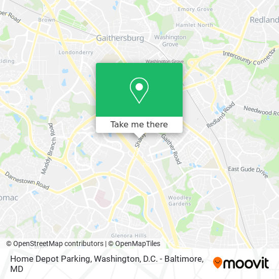 Home Depot Parking map