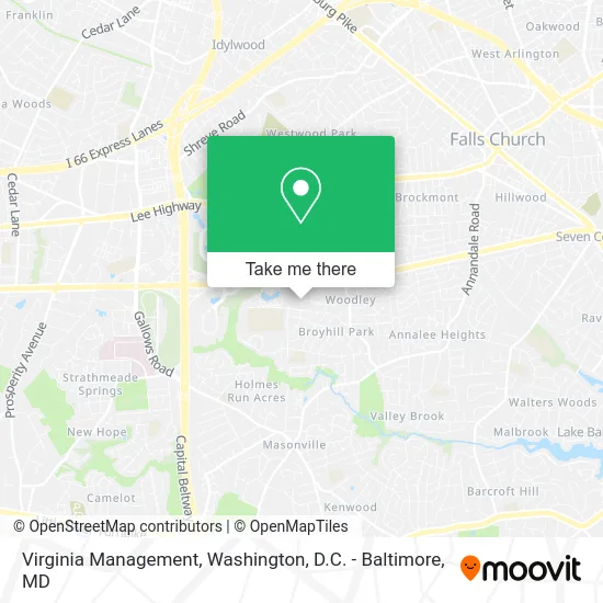 Virginia Management map