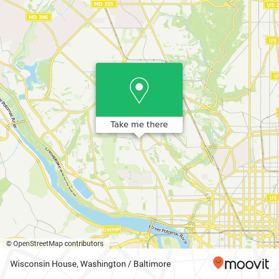 Mapa de Wisconsin House, 2712 Wisconsin Ave NW