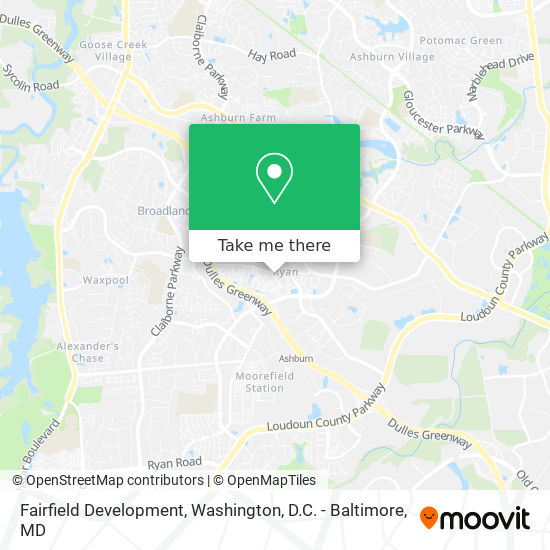 Fairfield Development map