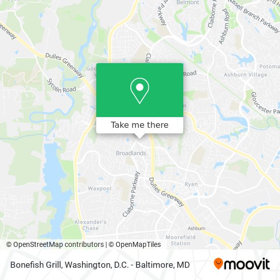 Bonefish Grill map