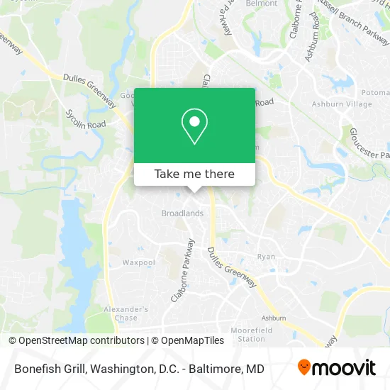 Mapa de Bonefish Grill