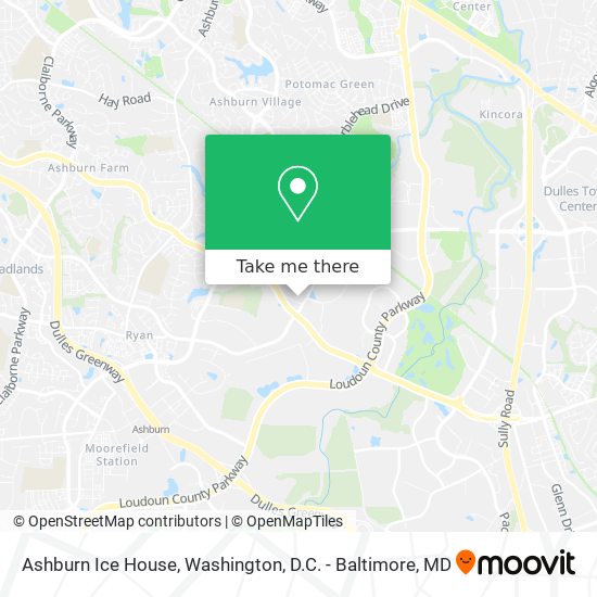 Ashburn Ice House map