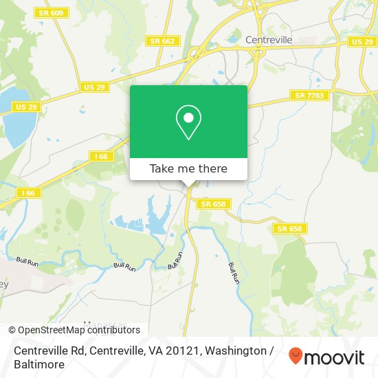 Centreville Rd, Centreville, VA 20121 map