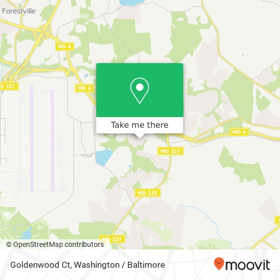 Goldenwood Ct, Upper Marlboro, MD 20772 map