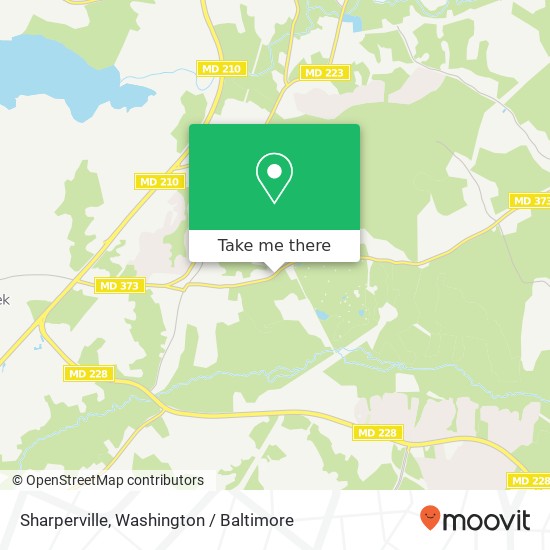 Mapa de Sharperville, Waldorf