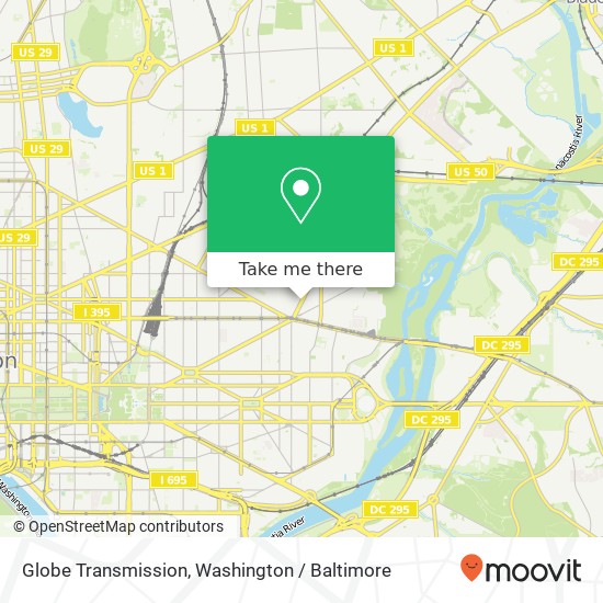 Globe Transmission, 920 Bladensburg Rd NE map