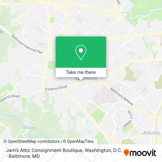 Jam's Attic Consignment Boutique map