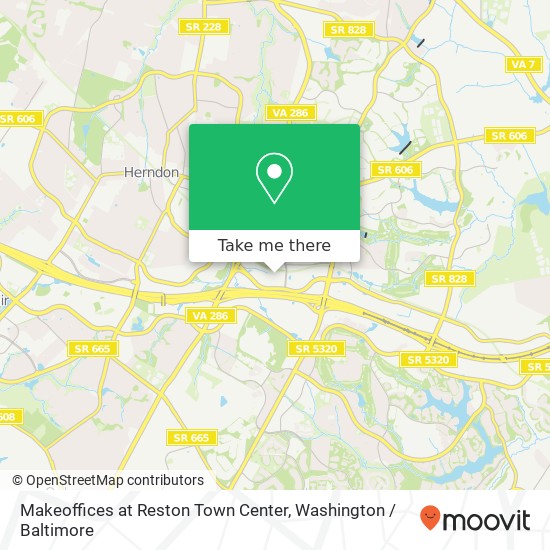 Makeoffices at Reston Town Center, 12110 Sunset Hills Rd map