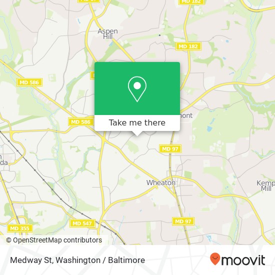 Medway St, Silver Spring (WHEATON), MD 20902 map