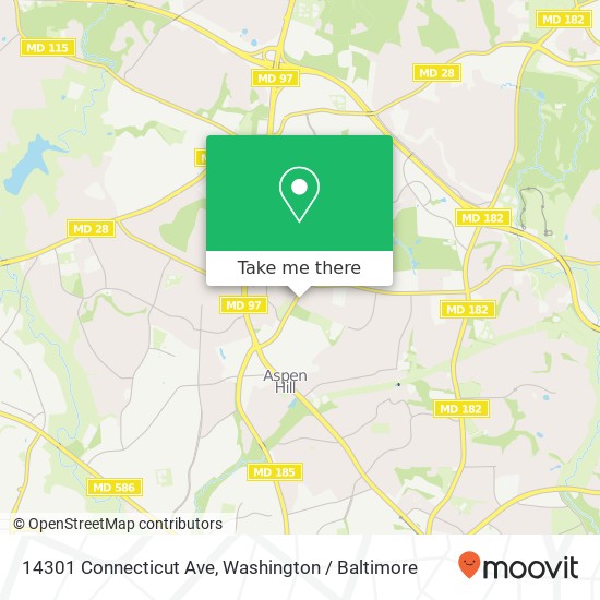 14301 Connecticut Ave, Silver Spring, MD 20906 map