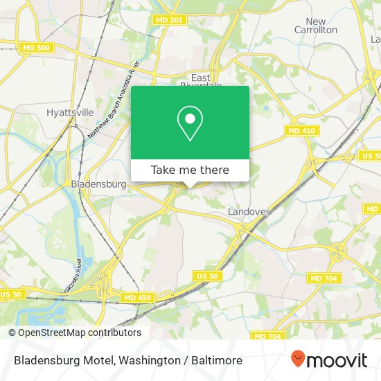 Mapa de Bladensburg Motel, 3910 62nd Ave