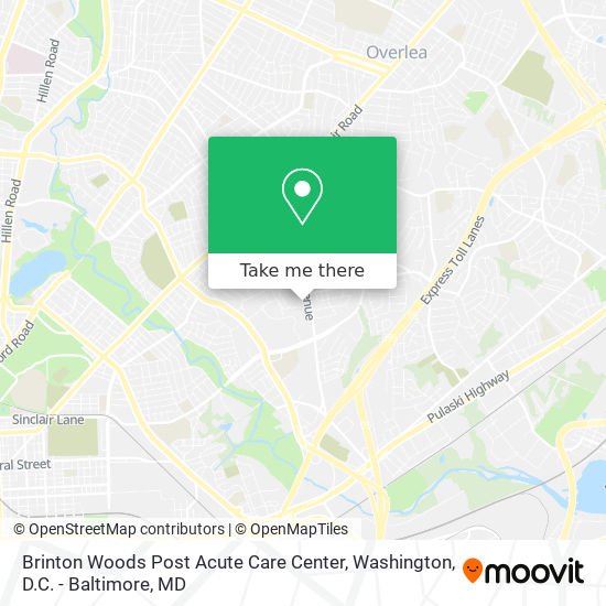 Mapa de Brinton Woods Post Acute Care Center