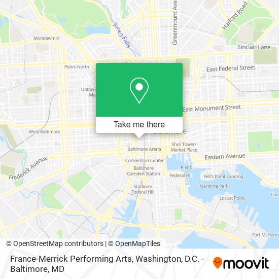 Mapa de France-Merrick Performing Arts