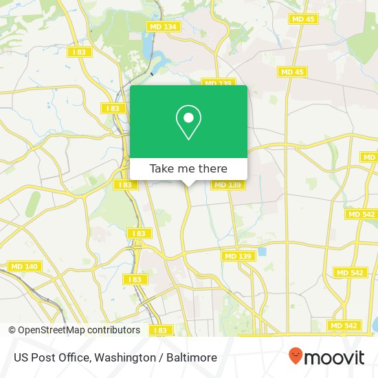 US Post Office, 732 Deepdene Rd map