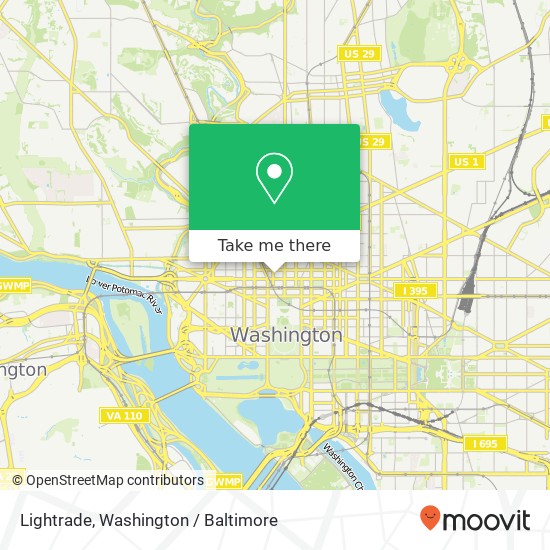 Lightrade, 1667 K St NW map