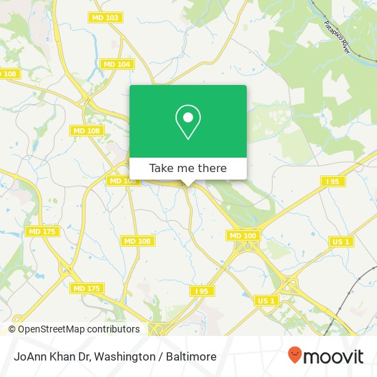 Mapa de JoAnn Khan Dr, Elkridge, MD 21075