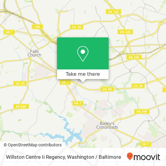 Mapa de Willston Centre Ii Regency