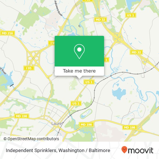 Mapa de Independent Sprinklers, 9309 Kenbrooke Ct