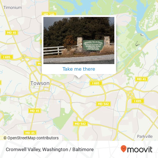 Mapa de Cromwell Valley