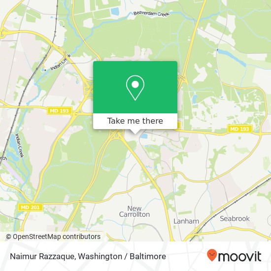 Mapa de Naimur Razzaque, 7501 Greenway Center Dr