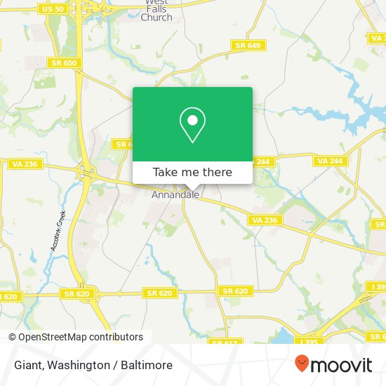 Giant, 7137 Columbia Pike map