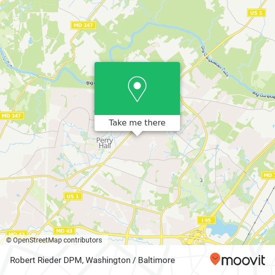 Robert Rieder DPM, 12 Quelet Ct map