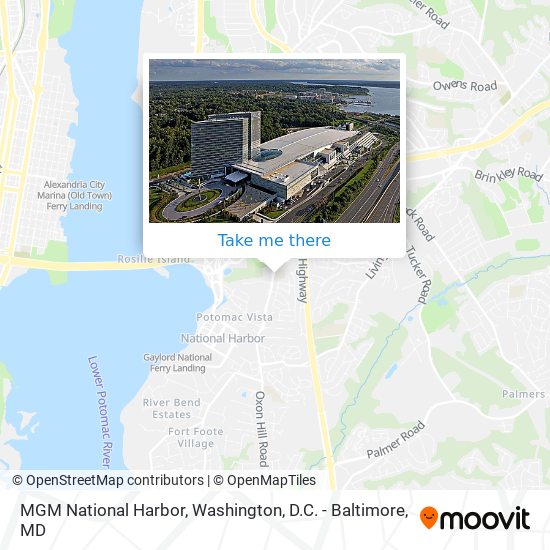 MGM National Harbor map