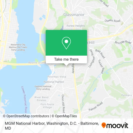 MGM National Harbor map