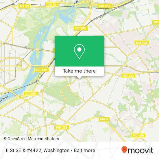 E St SE & #4422, 4400 E St SE map