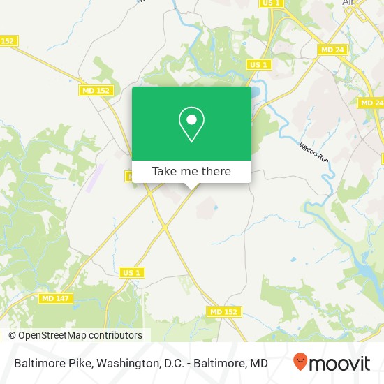 Baltimore Pike, Fallston, MD 21047 map