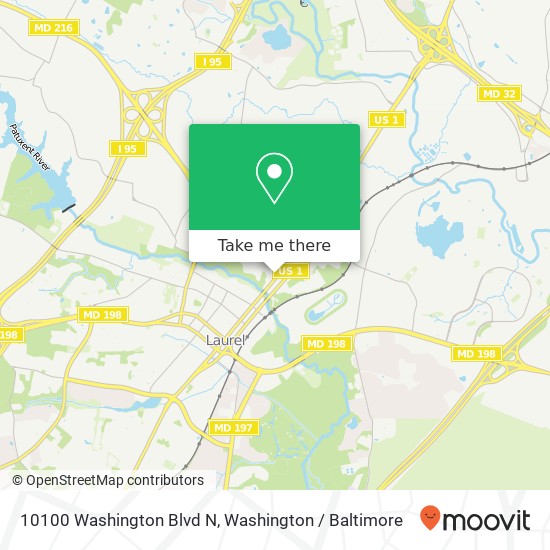 10100 Washington Blvd N, Laurel, MD 20723 map