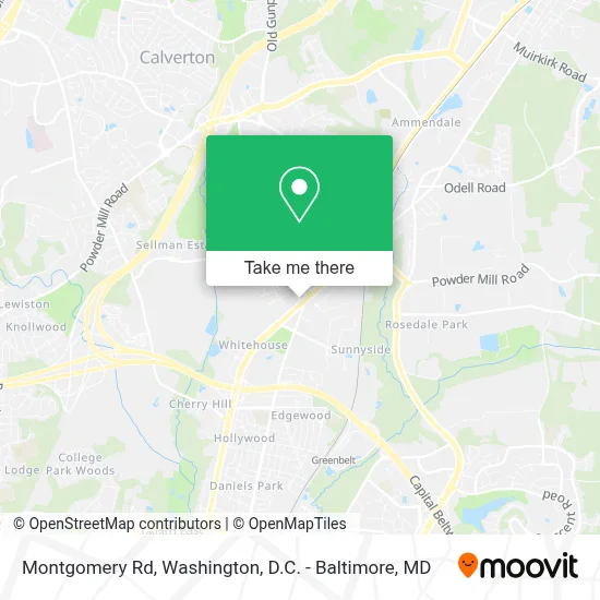 Montgomery Rd map