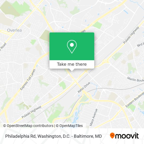 Mapa de Philadelphia Rd