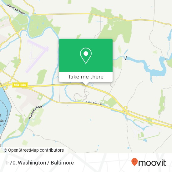 I-70, Frederick (HOOD COLLEGE), MD 21701 map