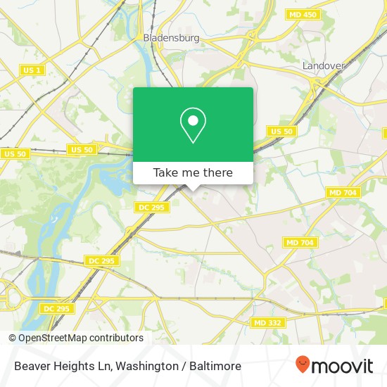 Beaver Heights Ln, Capitol Heights, MD 20743 map