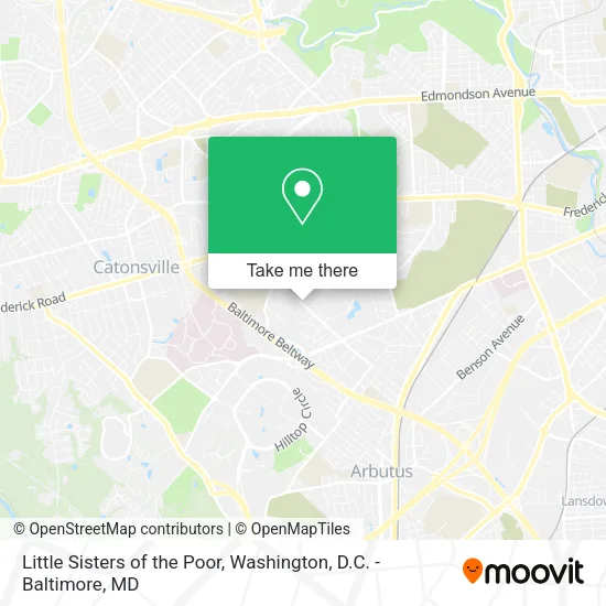 Mapa de Little Sisters of the Poor
