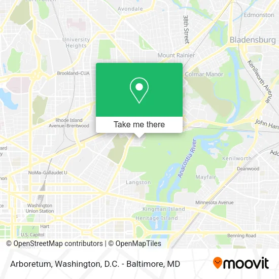 Arboretum map