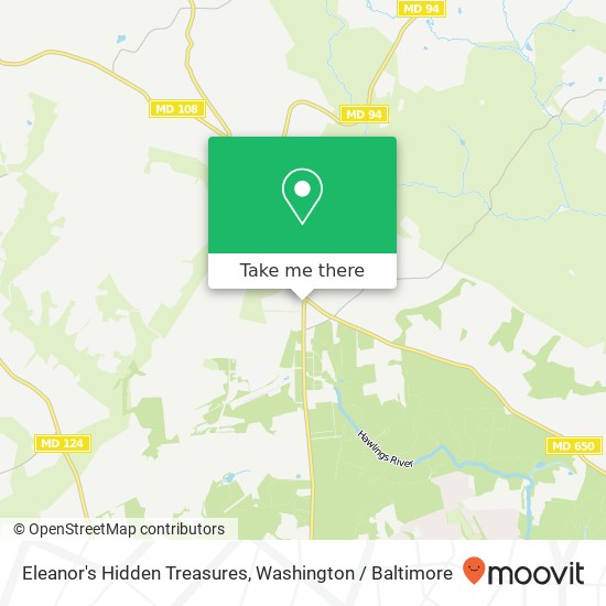 Mapa de Eleanor's Hidden Treasures, 24220 Laytonsville Rd