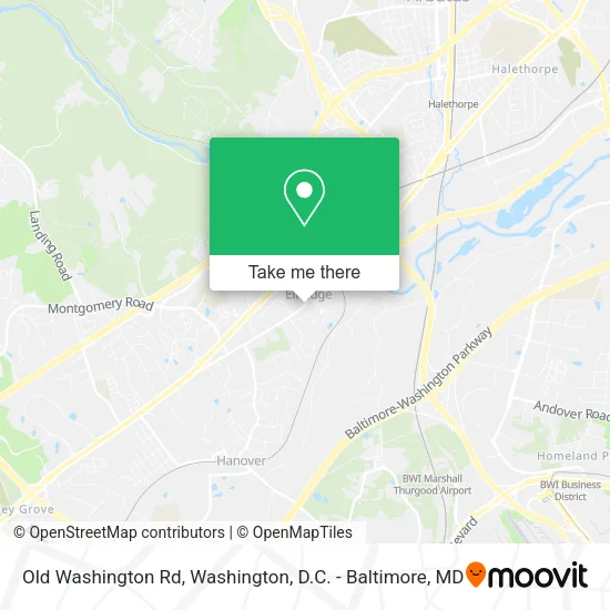 Old Washington Rd map
