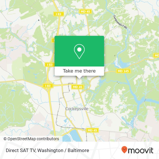 Mapa de Direct SAT TV, 6 N Park Dr