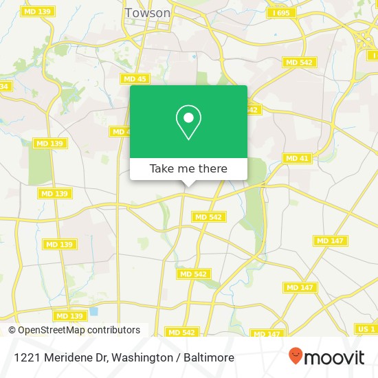 1221 Meridene Dr, Baltimore, MD 21239 map